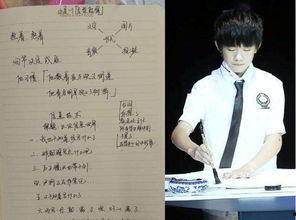 易烊千玺笔记爆料最新,青春偶像的成长轨迹与心路历程